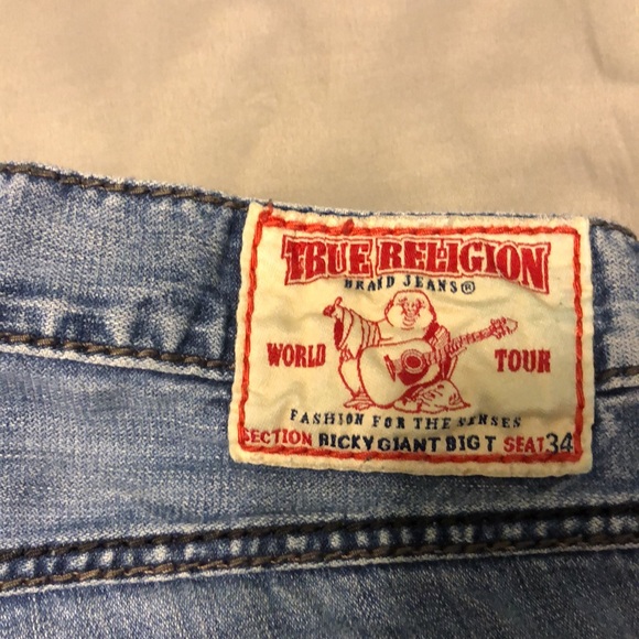 True Religion men’s jeans size 34 - Picture 2 of 5